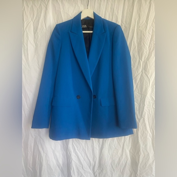 Zara basic blazer royal blue Size XS - Picture 10 of 13